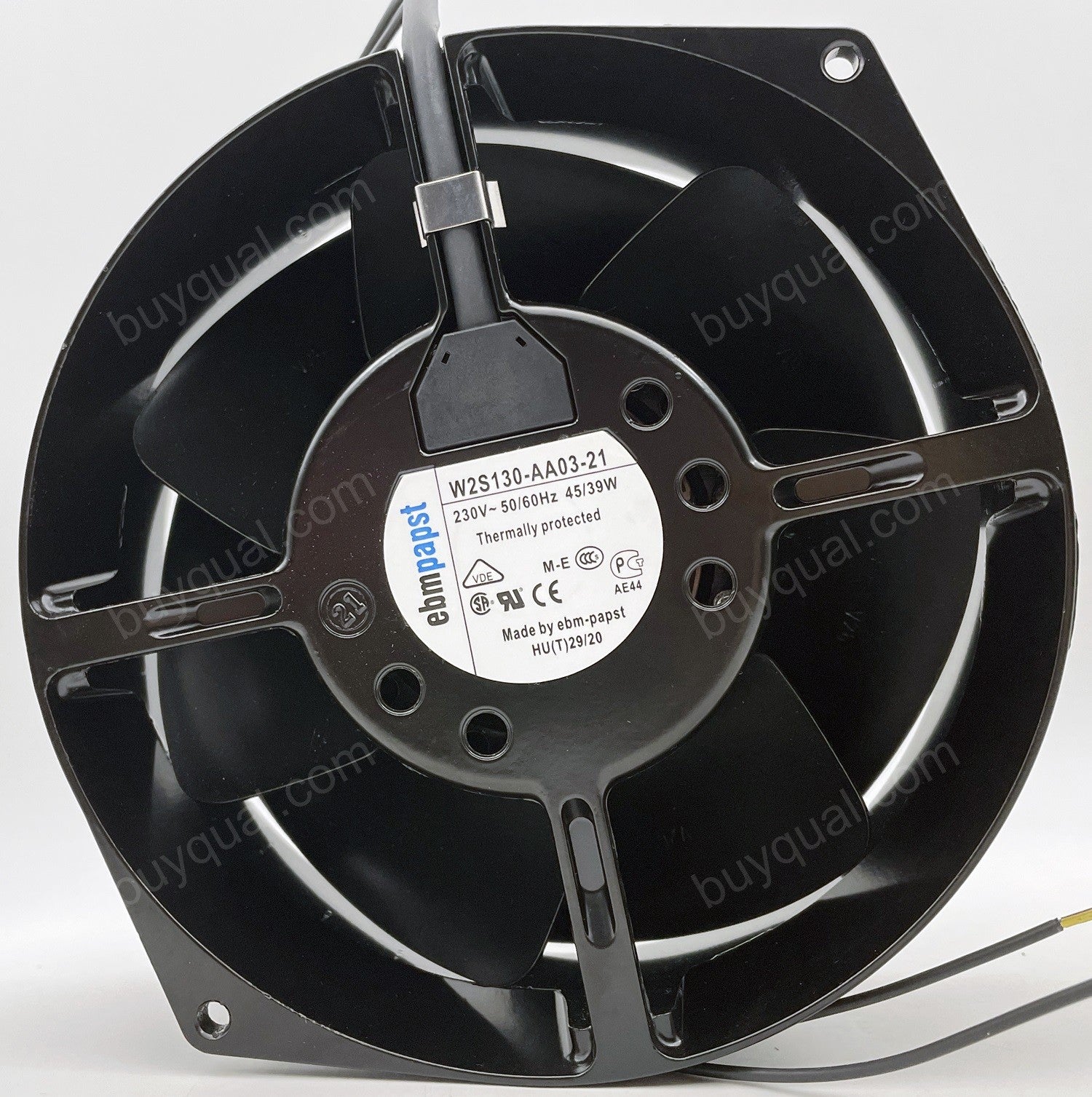 Ebmpapst W2S130-AA03-21 230V 45/39W 2wires Cooling Fan Ebmpapst W2S130-AA03-21 230V 45/39W 2wires Cooling Fan